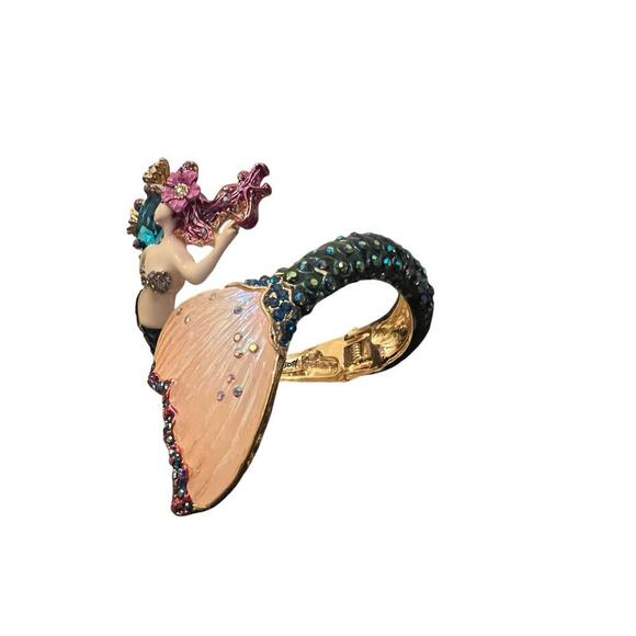 Betsy Johnson NWT mermaid cuff bracelet - Picture 2 of 8